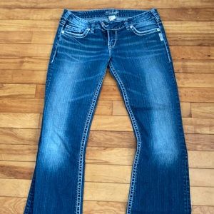 Tuesday silver jeans